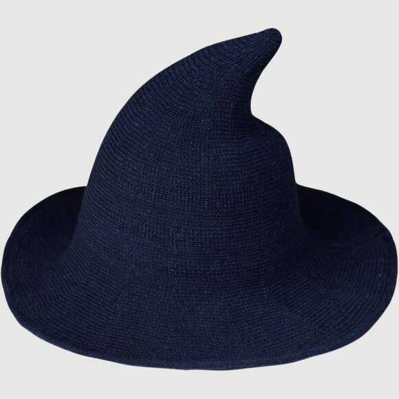 Women Halloween Witch Hat Wool Knitted Cap Cosplay Costume - Picture 1 of 6